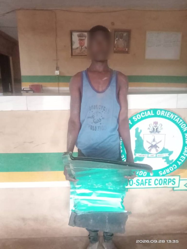 Suspected Church Burglar Nabbed After Returning to Ogun Worship Centre